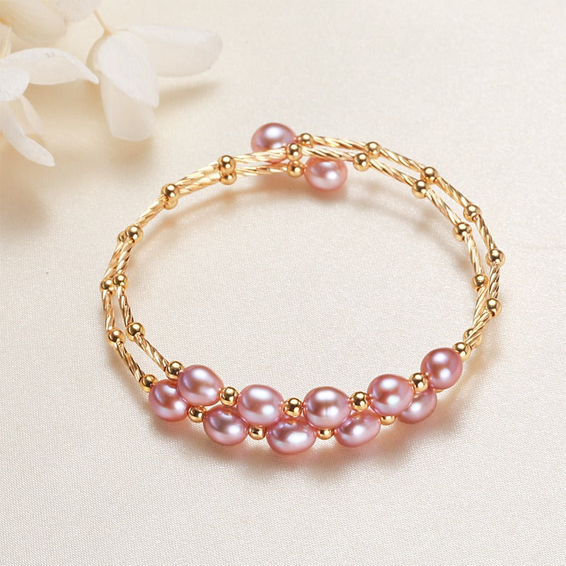Baroque Pearl Bracelet – Elegant Handmade Jewelry for Women