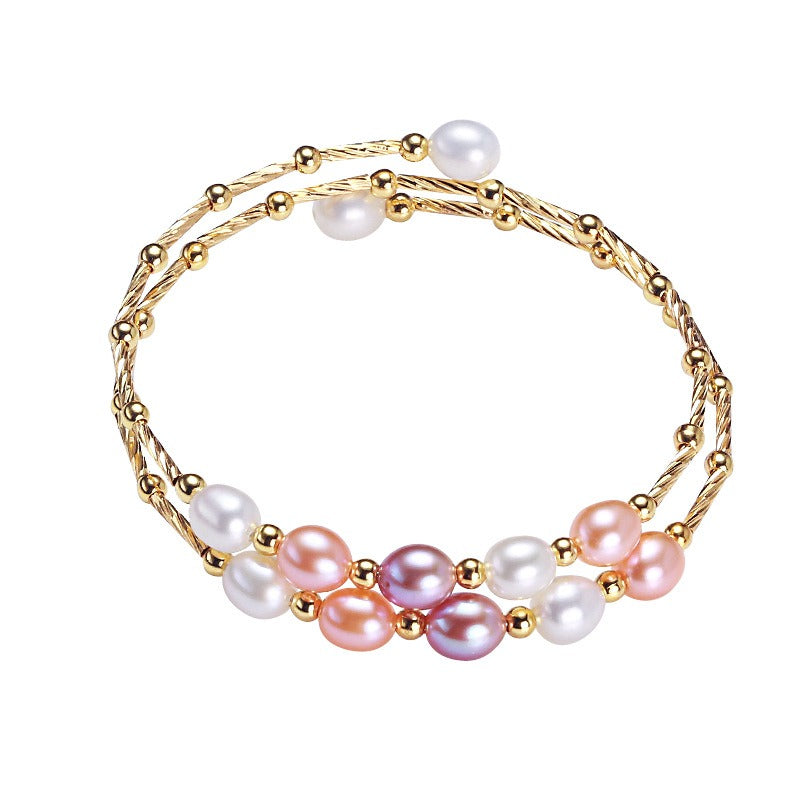 Baroque Pearl Bracelet – Elegant Handmade Jewelry for Women