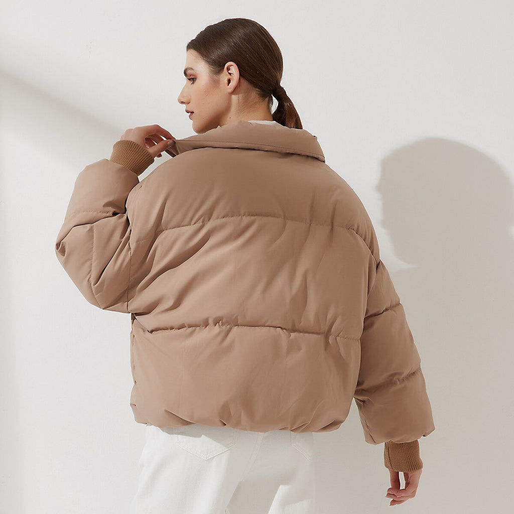 Winter Cotton Parka Jacket for Women – Warm Puffer Outerwear