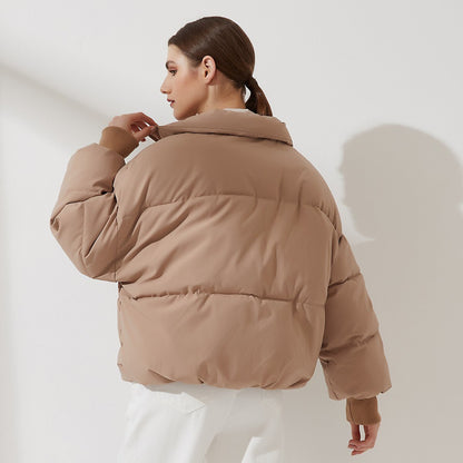 Winter Cotton Parka Jacket for Women – Warm Puffer Outerwear