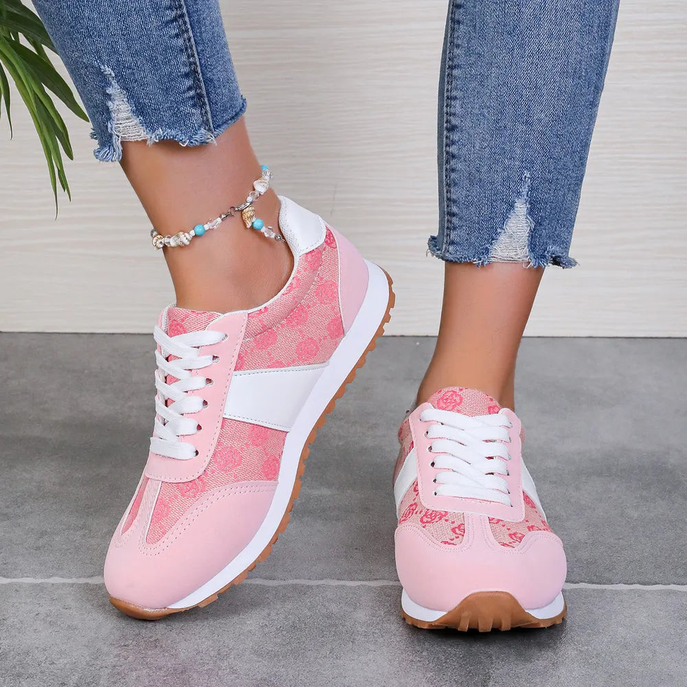 Contrast Canvas Sneakers