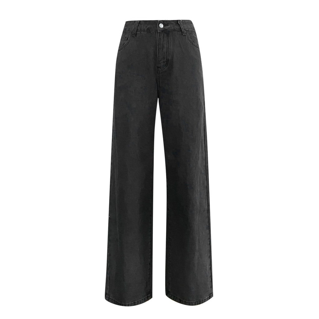 Denim Wide Leg Pants – High Waist Casual Jeans for Women