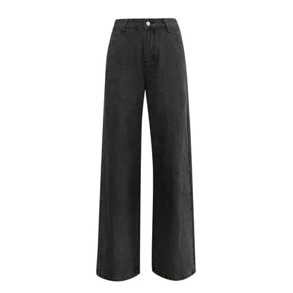 Denim Wide Leg Pants – High Waist Casual Jeans for Women