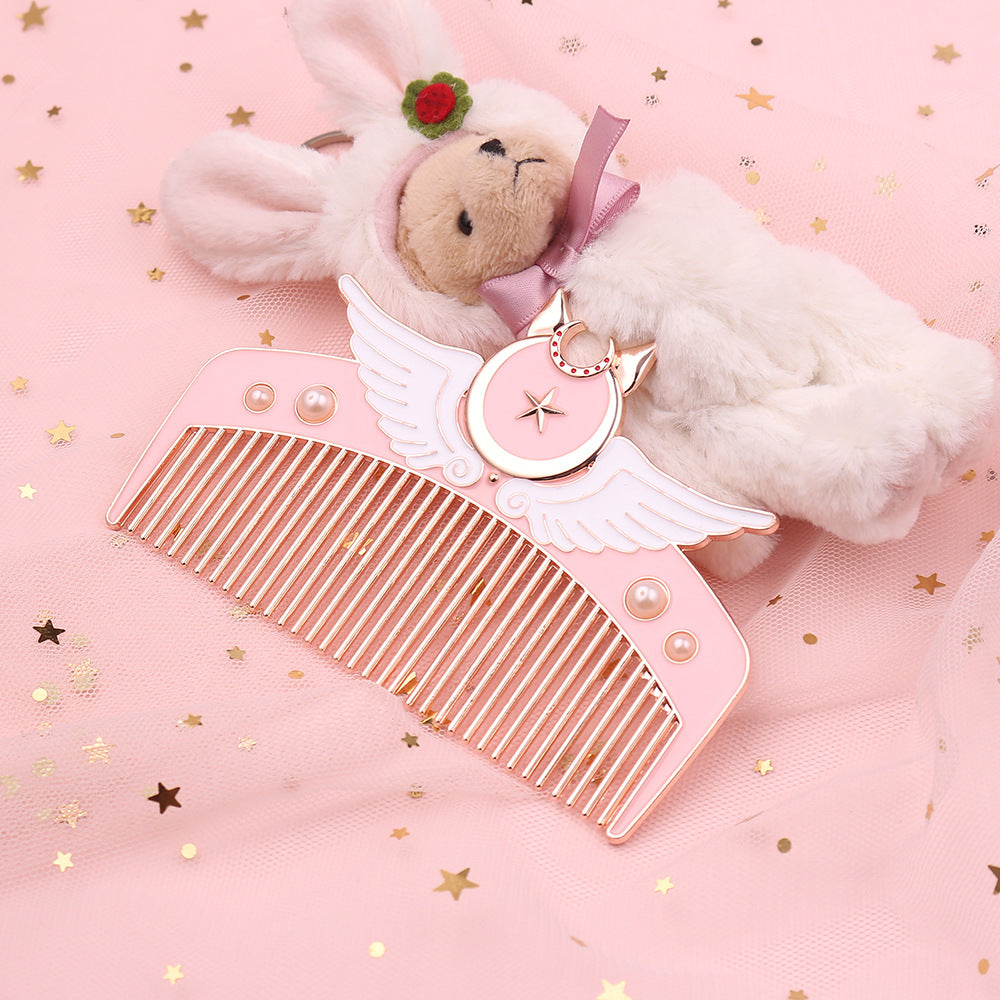Girl Heart Creative Straight Hair Comb Cute