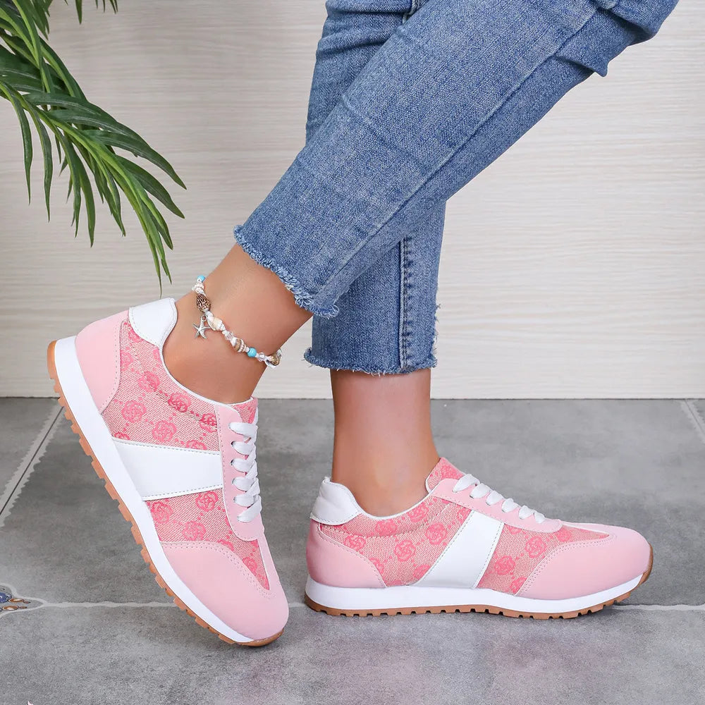 Contrast Canvas Sneakers