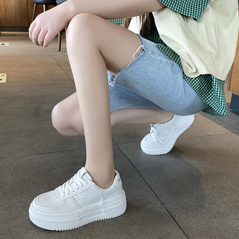 Lace-Up Platform Sneakers – Comfortable Everyday Sneakers