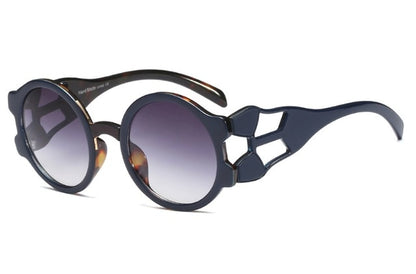 Retro Round Steampunk Sunglasses