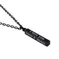 Lovers Column Pendant Necklace