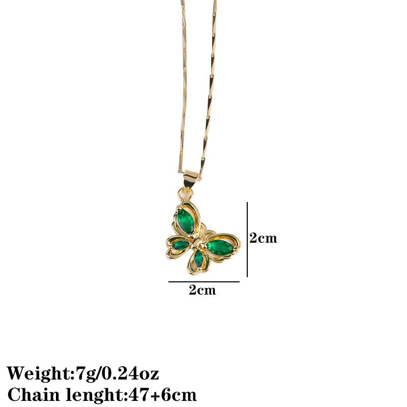 Butterfly Pendant Necklace