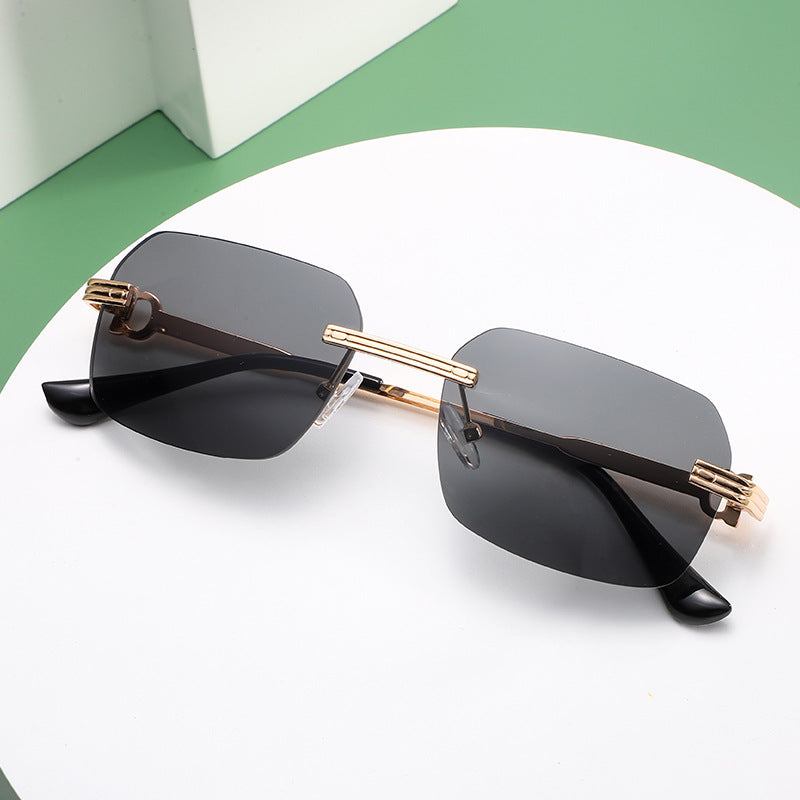 Irregular Crystal Sunglasses