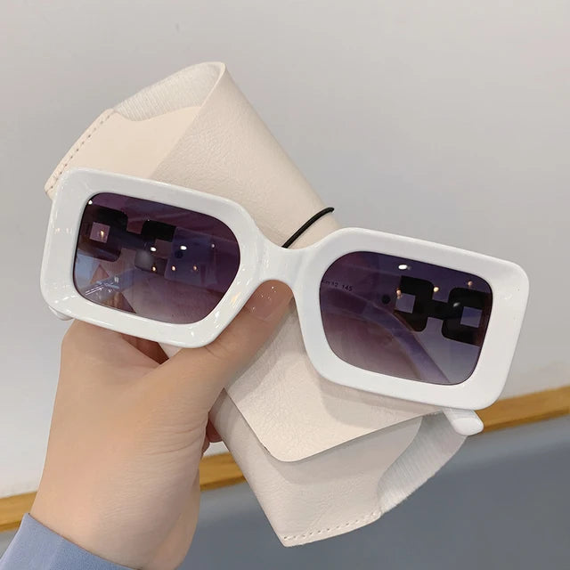 Vintage Gradient Square Sunglasses