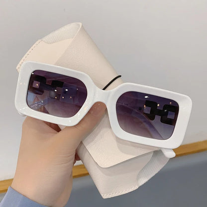 Vintage Gradient Square Sunglasses