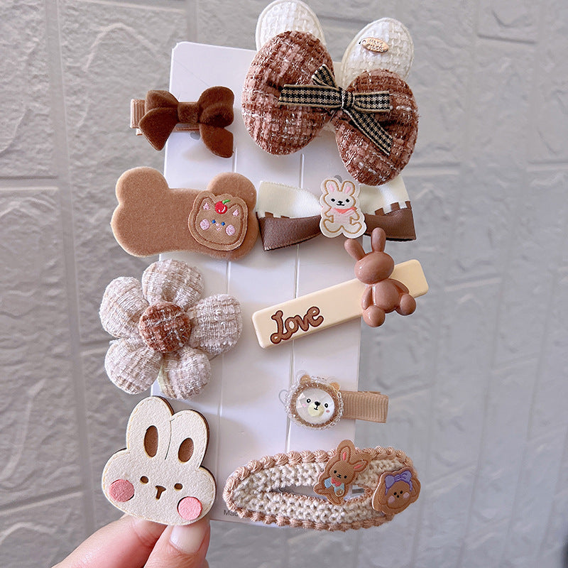 Hair Clip Girls Headdress Cute Plush Hair Side Clip