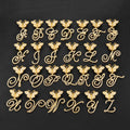 Cuban Chain  letter Necklace – Butterfly Initial Jewerl