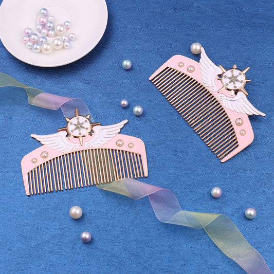 Girl Heart Creative Straight Hair Comb Cute