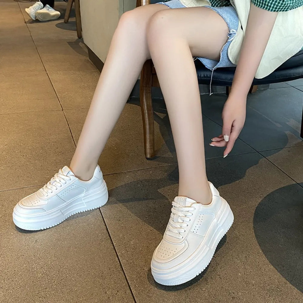 Lace-Up Platform Sneakers – Comfortable Everyday Sneakers