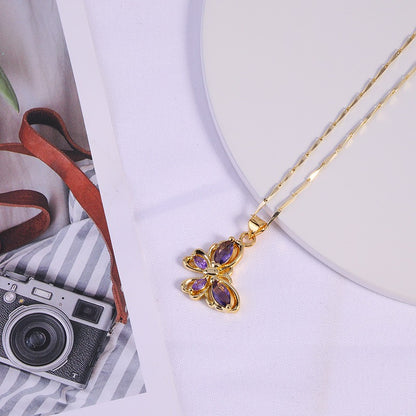 Butterfly Pendant Necklace