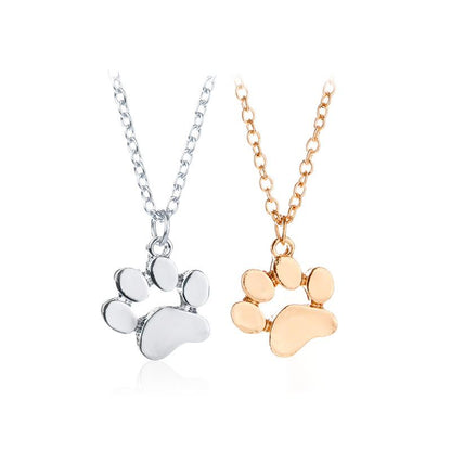 Cat Paw Print Necklace - Stylish Pet Lover Jewelry