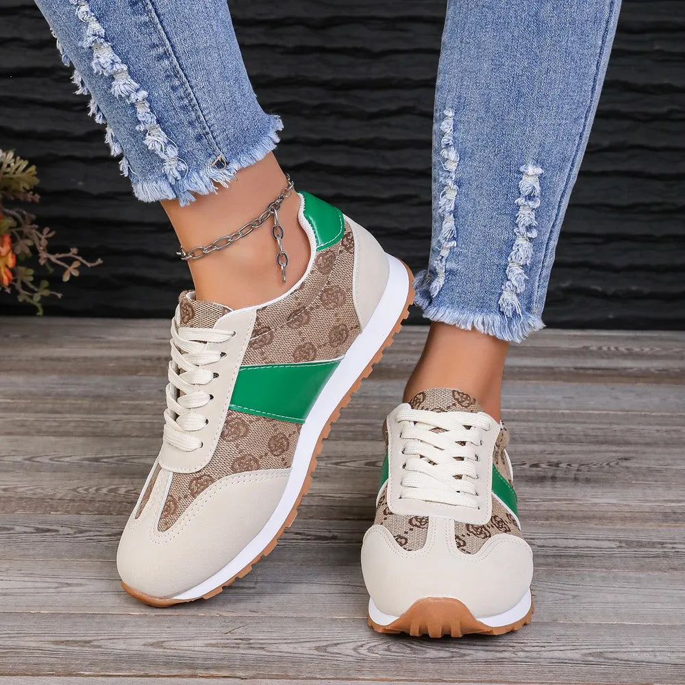 Contrast Canvas Sneakers