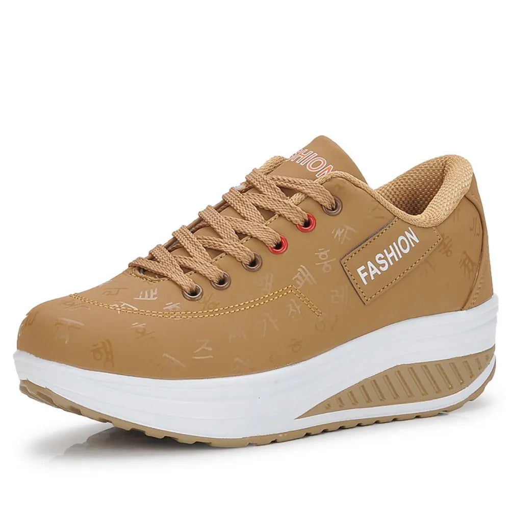 Fashion Rocker Sole Sneakers