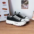 Canvas Platform Sneakers