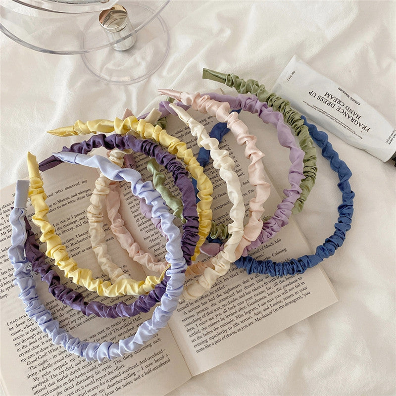 Korea Cute Headband Chiffon Puff Headband