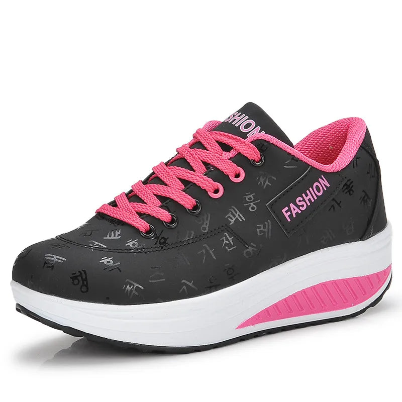 Fashion Rocker Sole Sneakers