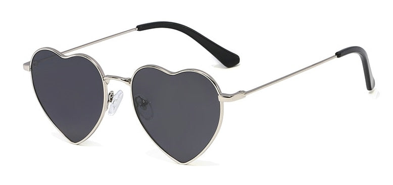 Heart Polarized Metal Sunglasses – Metal Frame UV400 Shades