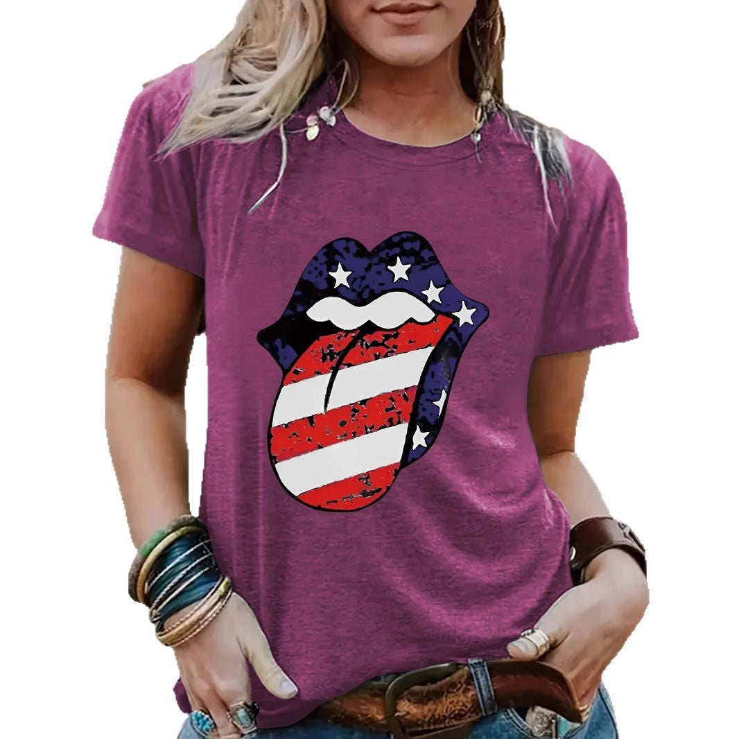 Mouth Pattern T-Shirt