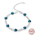 Love Sterling S925 Bracelet – Heart Charm Jewelry for Women