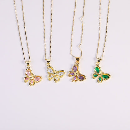 Butterfly Pendant Necklace