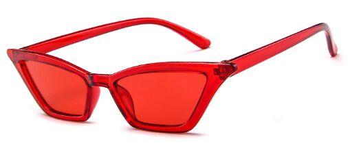 Red Cat Eye Sunglasses – Bold Y2K Fashion Shades for Women
