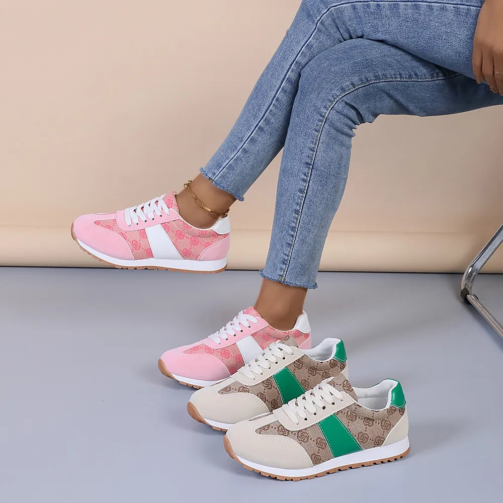 Contrast Canvas Sneakers