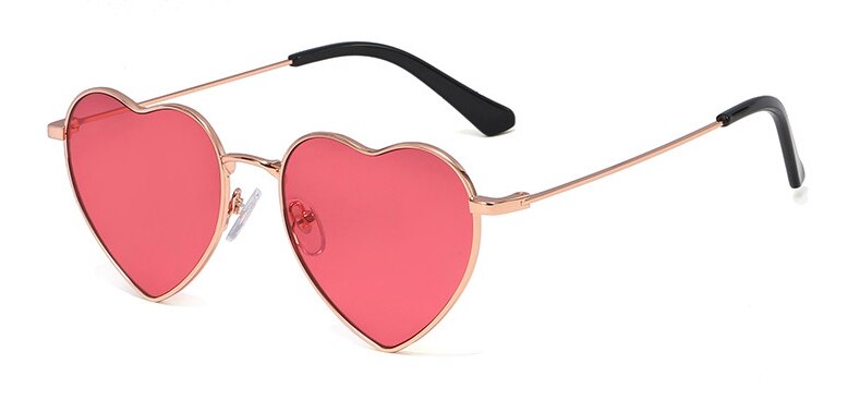 Heart Polarized Metal Sunglasses – Metal Frame UV400 Shades