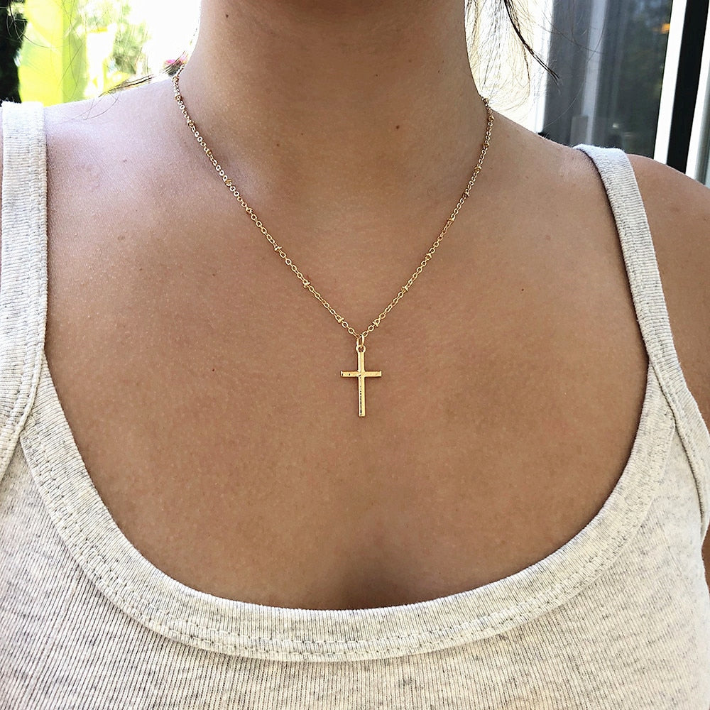 Vienkim  Cross Religious necklace