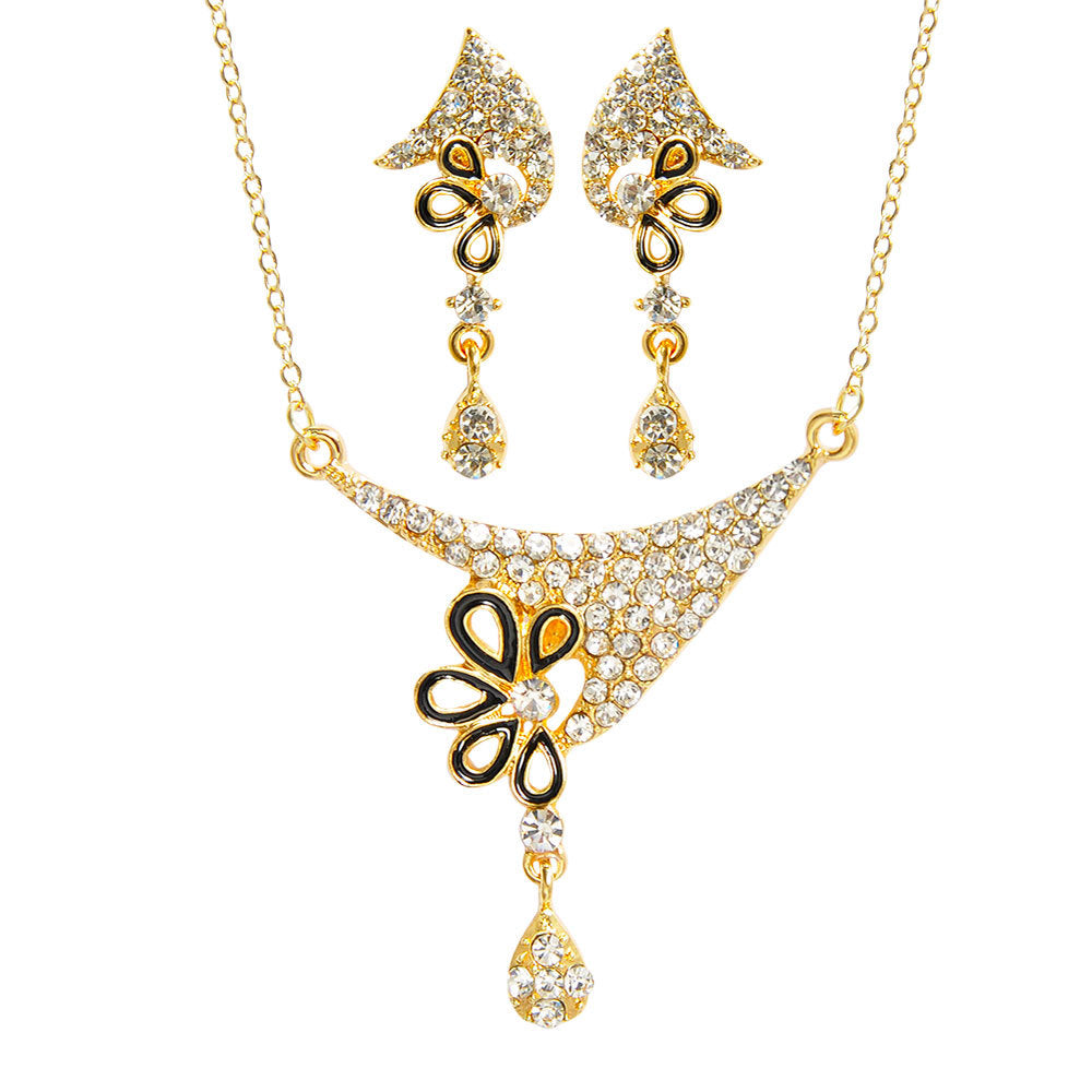 Engagement Jewelry Set - Luxury Necklace & Earrings Set for Women
