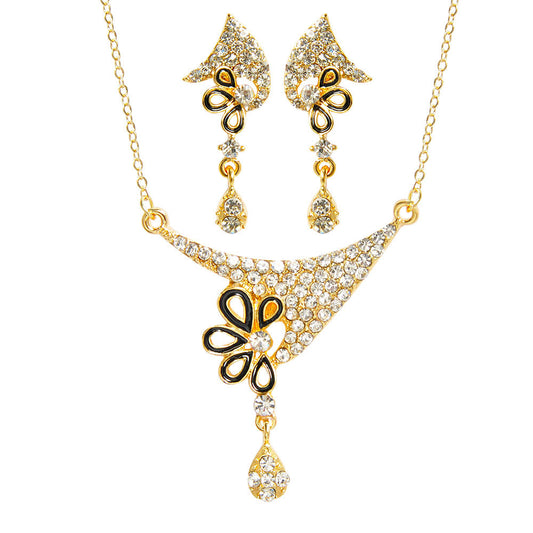 Engagement Jewelry Set - Luxury Necklace & Earrings Set for Women