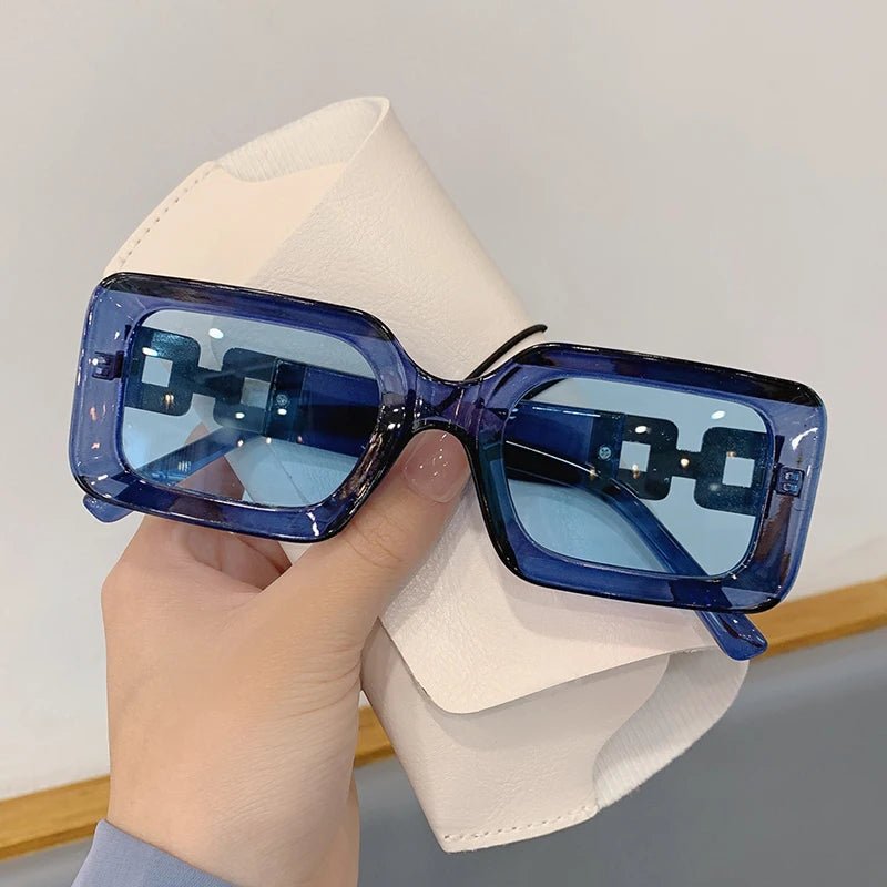 Vintage Gradient Square Sunglasses