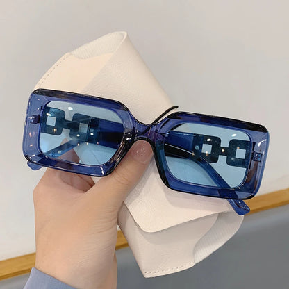 Vintage Gradient Square Sunglasses