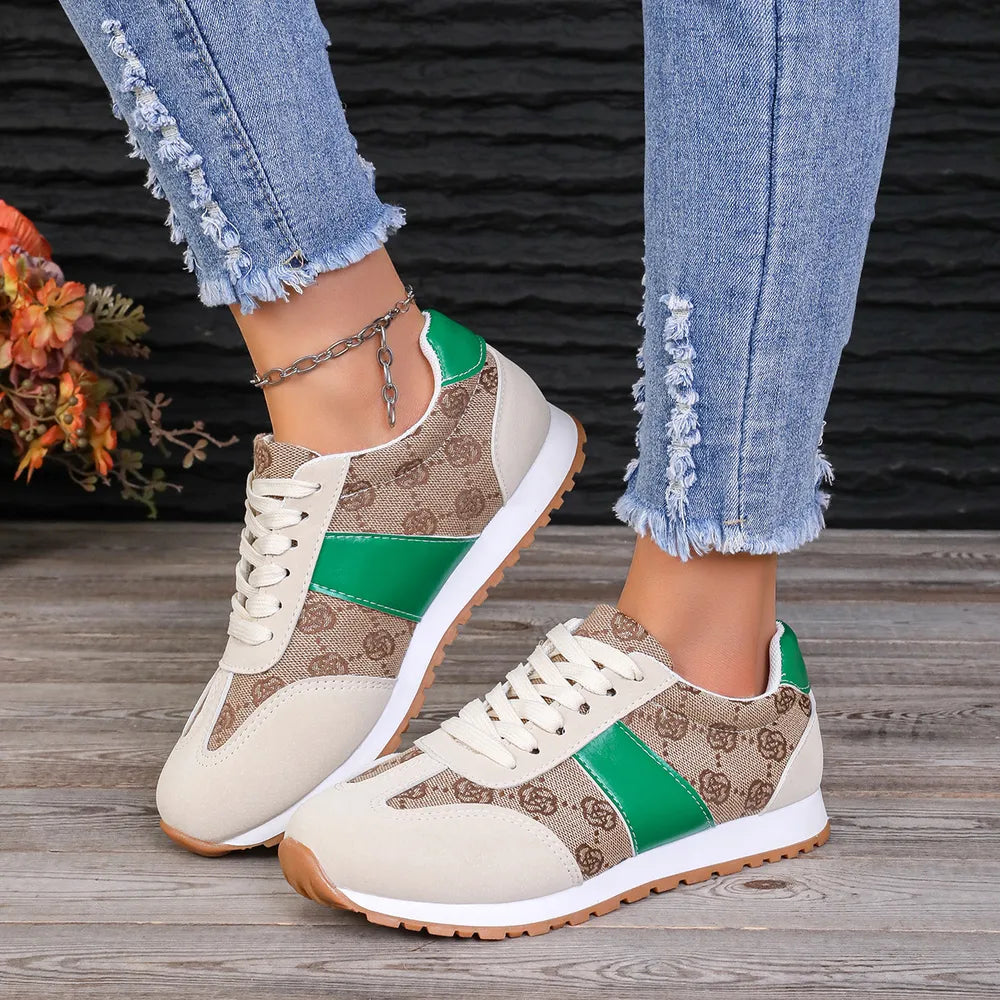 Contrast Canvas Sneakers