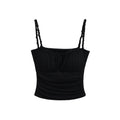 Ruffled Strapless Crop Top