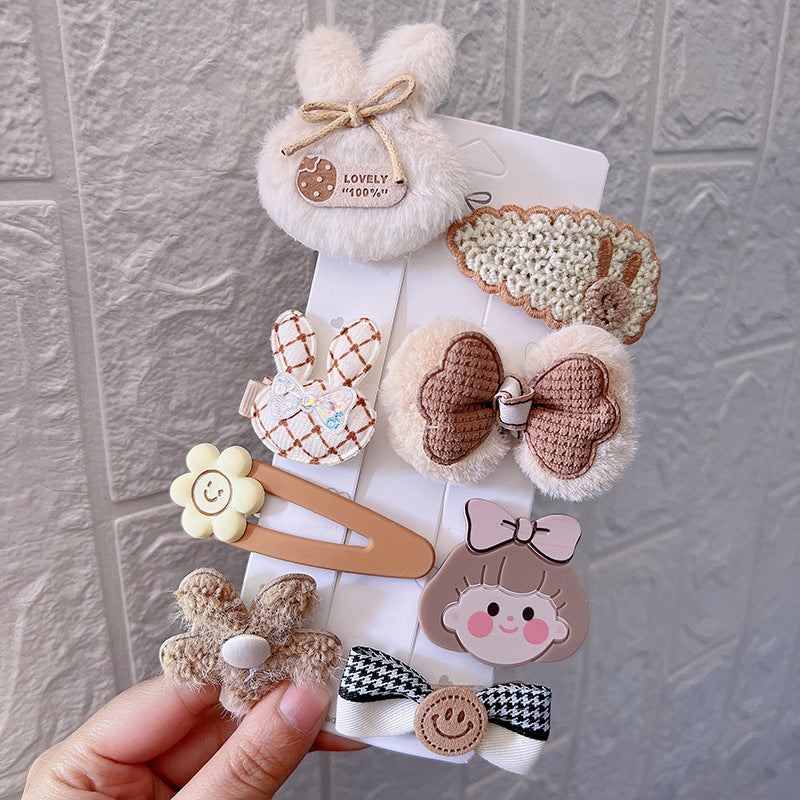 Hair Clip Girls Headdress Cute Plush Hair Side Clip
