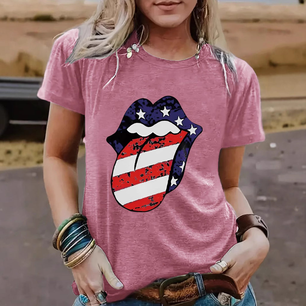 Mouth Pattern T-Shirt