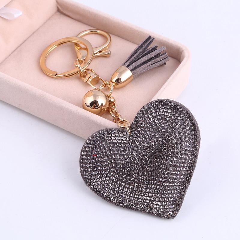 Romantic Heart Keychain – Cute Bag Charm for Women