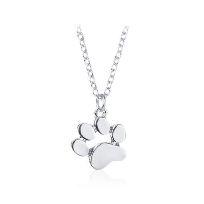 Cat Paw Print Necklace - Stylish Pet Lover Jewelry