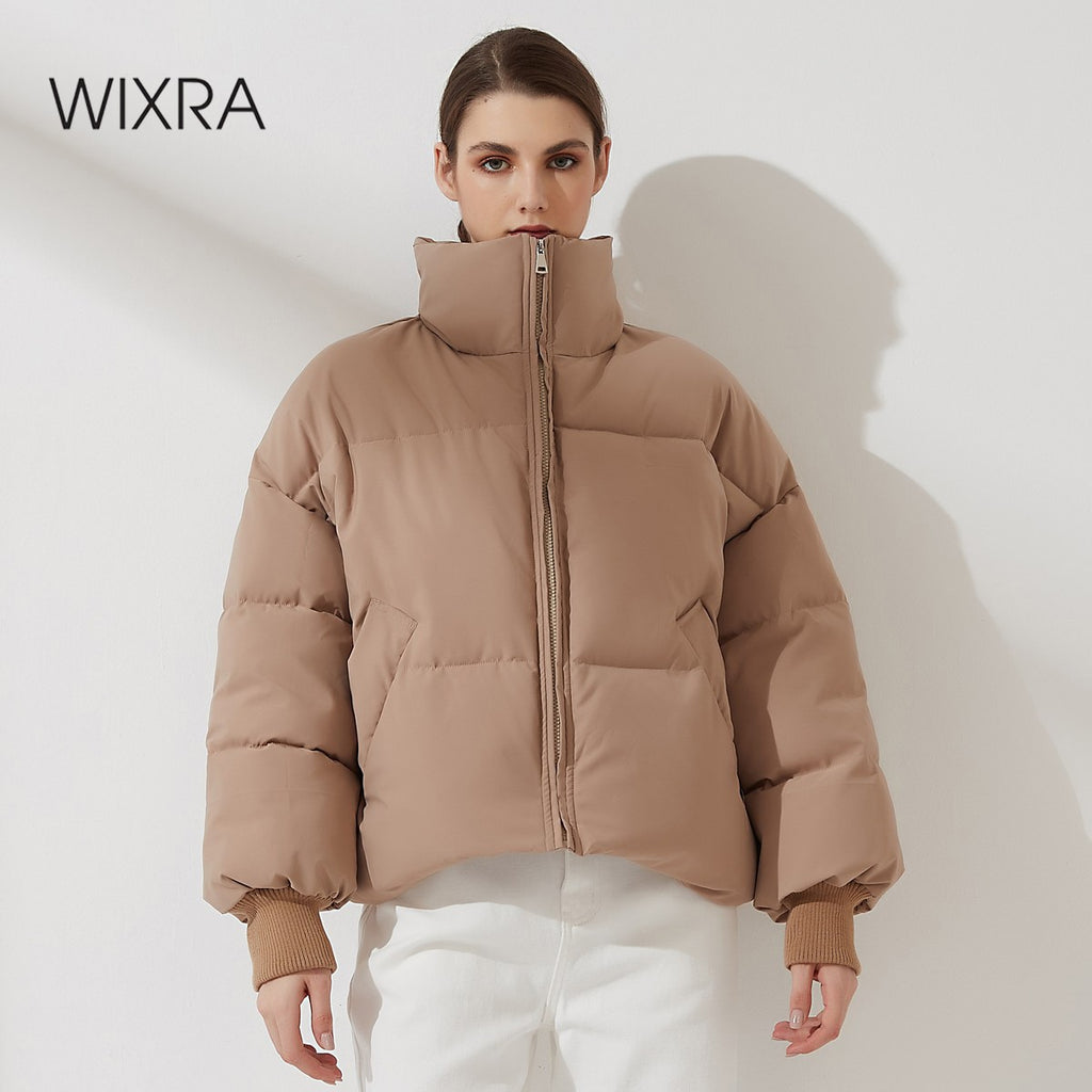 Winter Cotton Parka Jacket for Women – Warm Puffer Outerwear