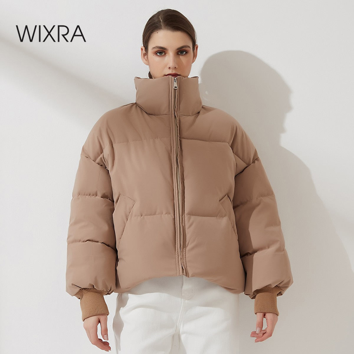 Winter Cotton Parka Jacket for Women – Warm Puffer Outerwear