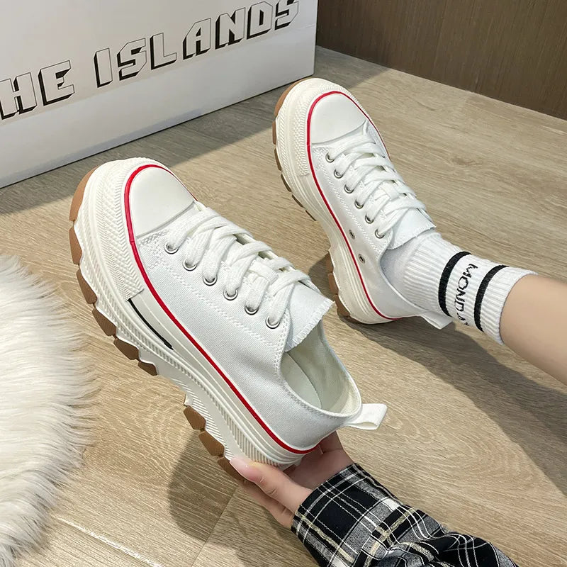 Platform Canvas Sneakers