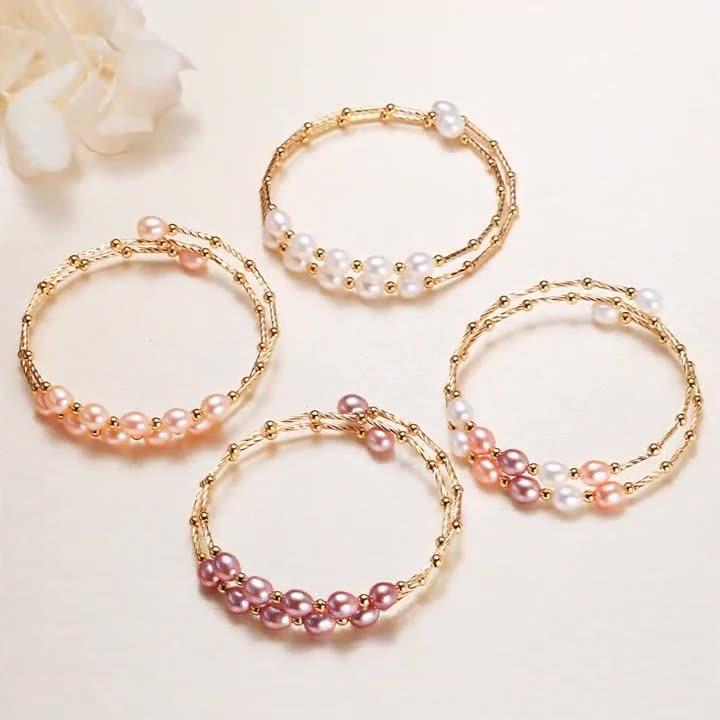 Baroque Pearl Bracelet – Elegant Handmade Jewelry for Women