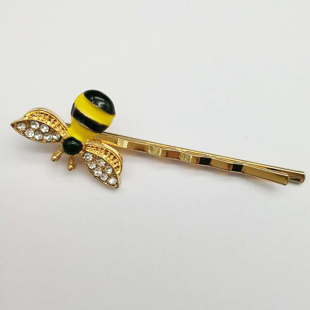 Cute Bee Rhinestone Hairgrip Girls Hair Accessories